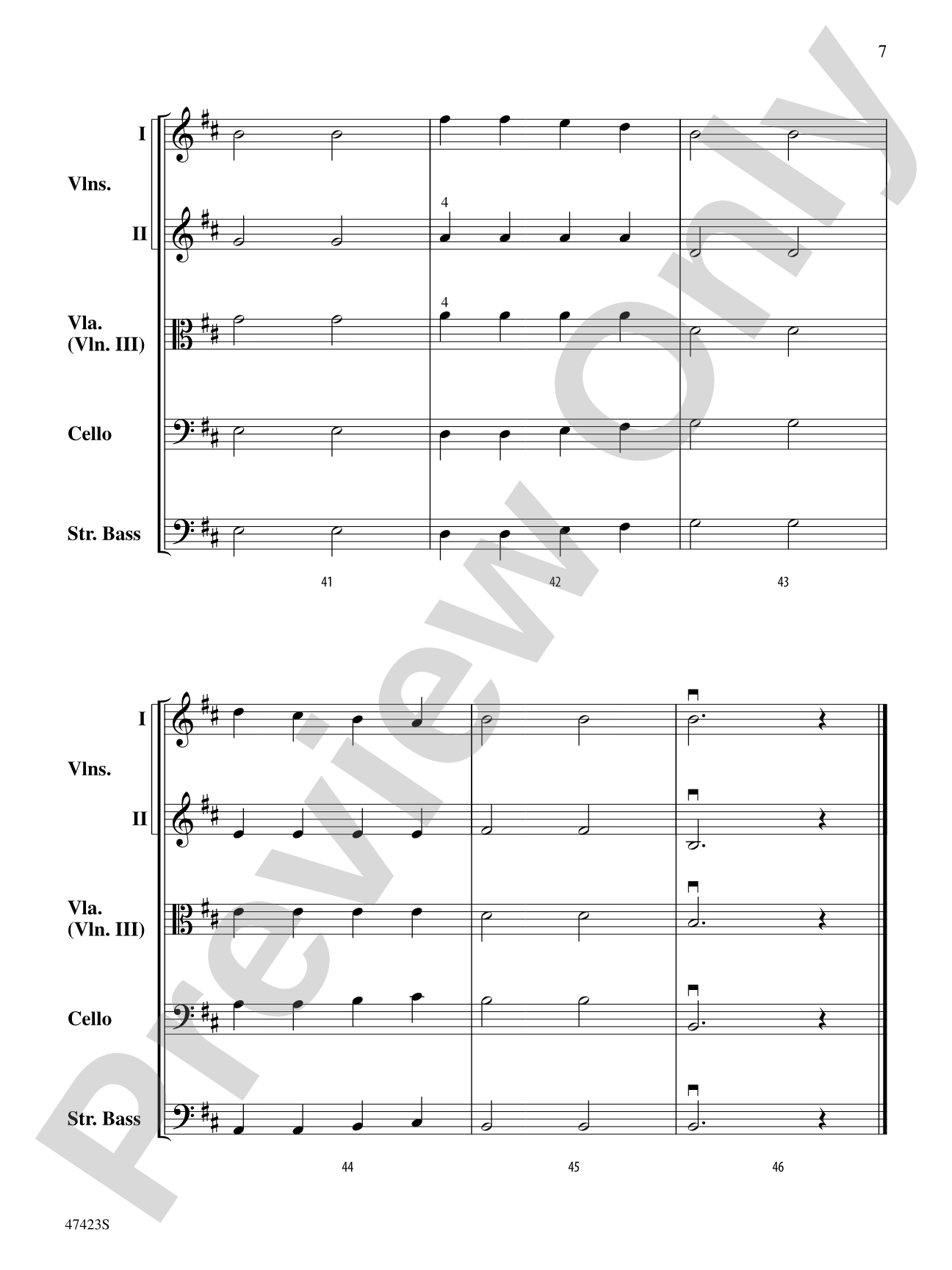 The Grotto: String Orchestra Conductor Score & Parts