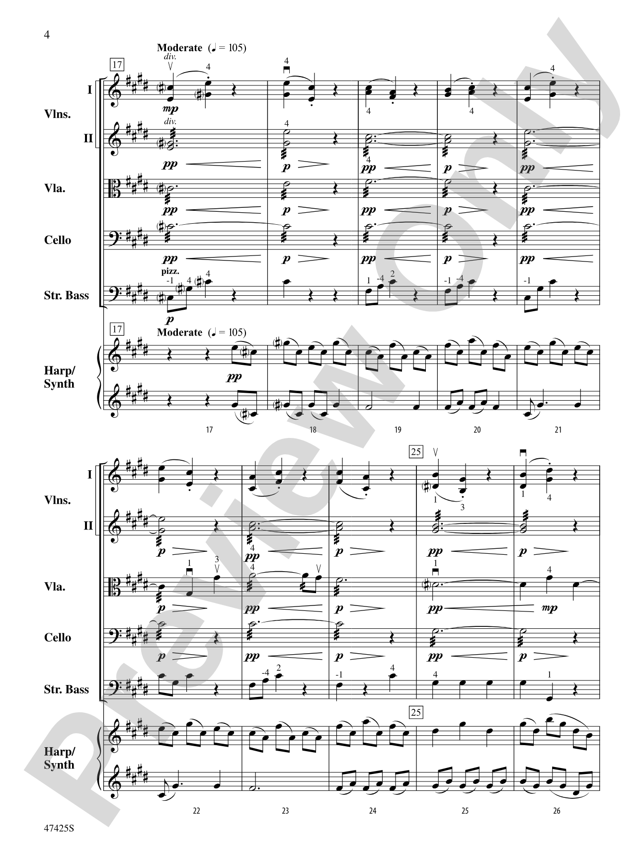 Salamander Eyes: String Orchestra Conductor Score & Parts
