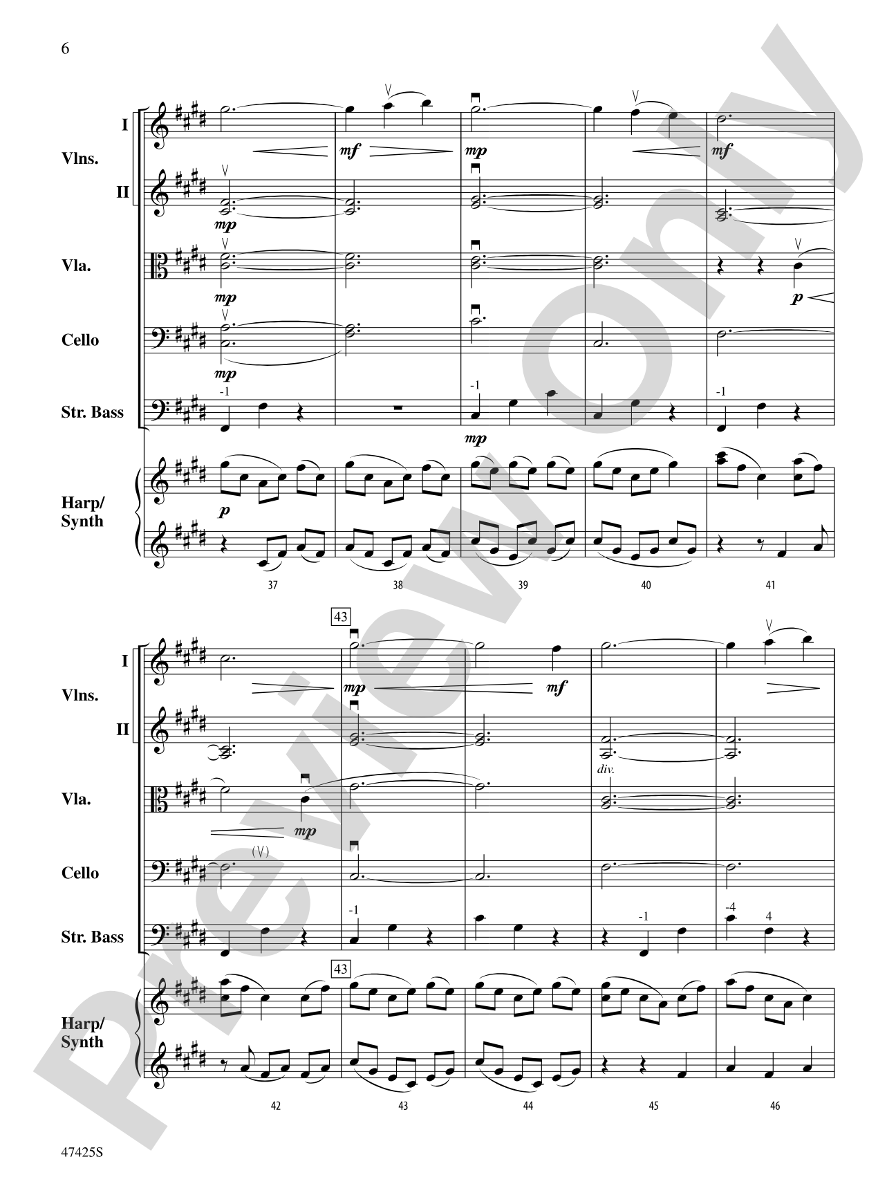 Salamander Eyes: String Orchestra Conductor Score & Parts