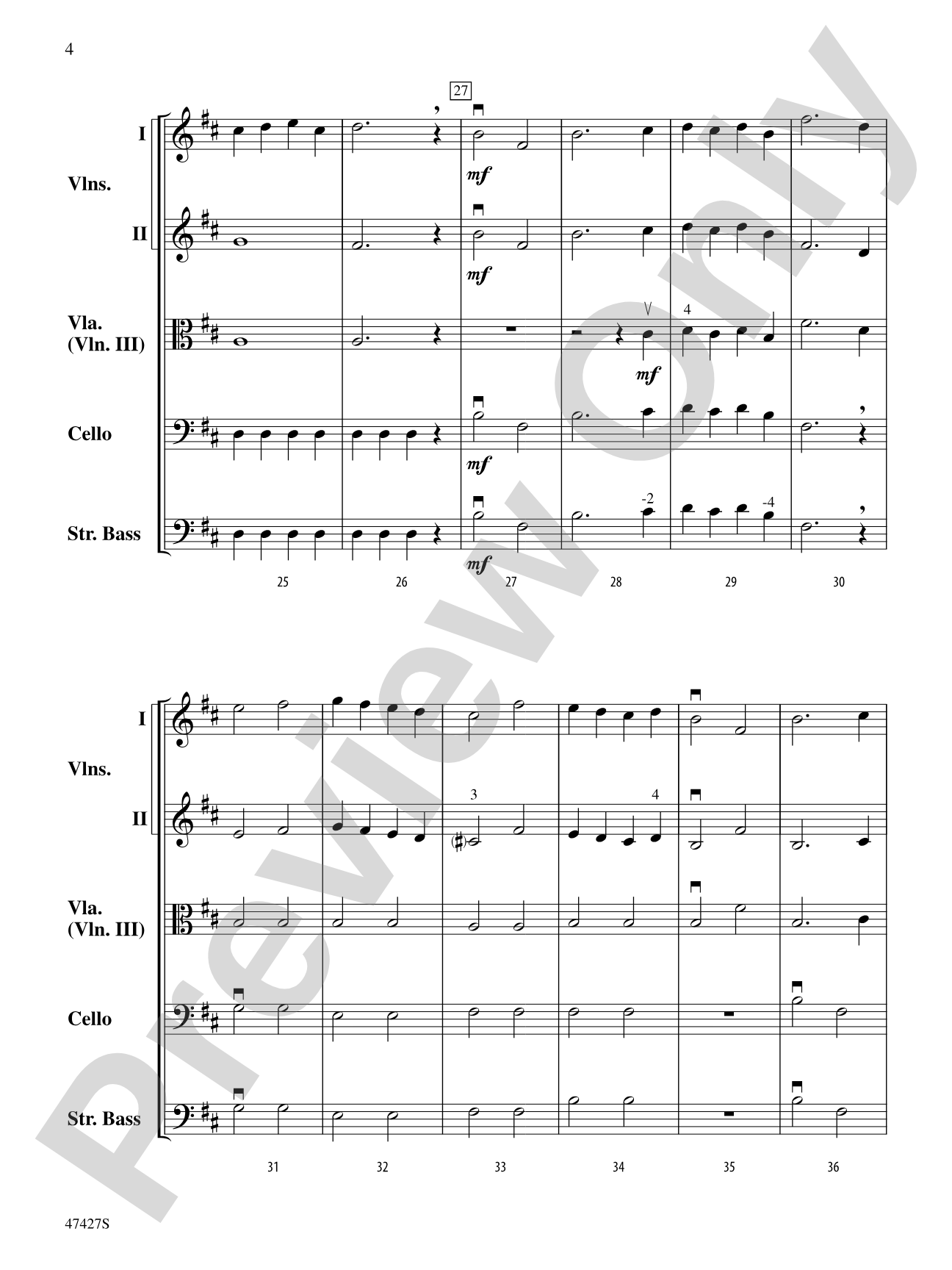 Themes from Farandole: String Orchestra Conductor Score & Parts
