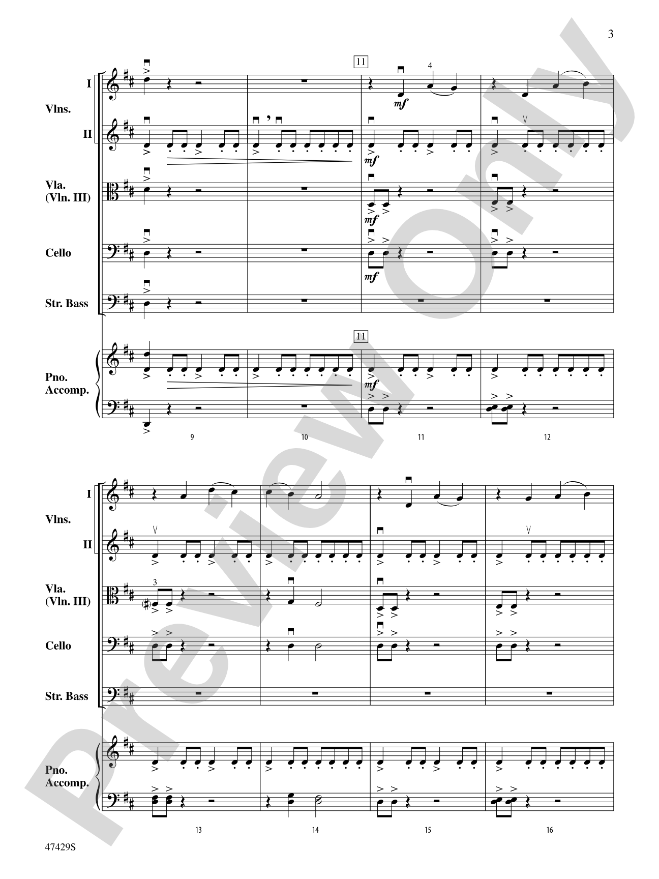 Flashpoint!: String Orchestra Conductor Score & Parts