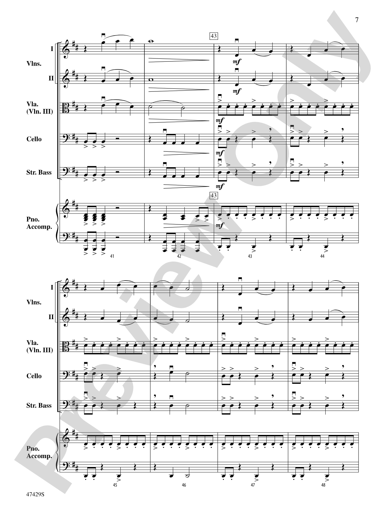 Flashpoint!: String Orchestra Conductor Score & Parts