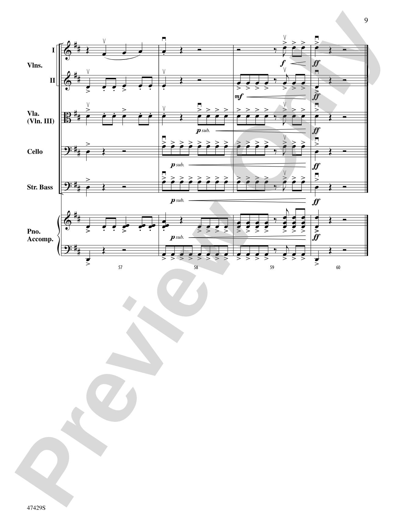 Flashpoint!: String Orchestra Conductor Score & Parts