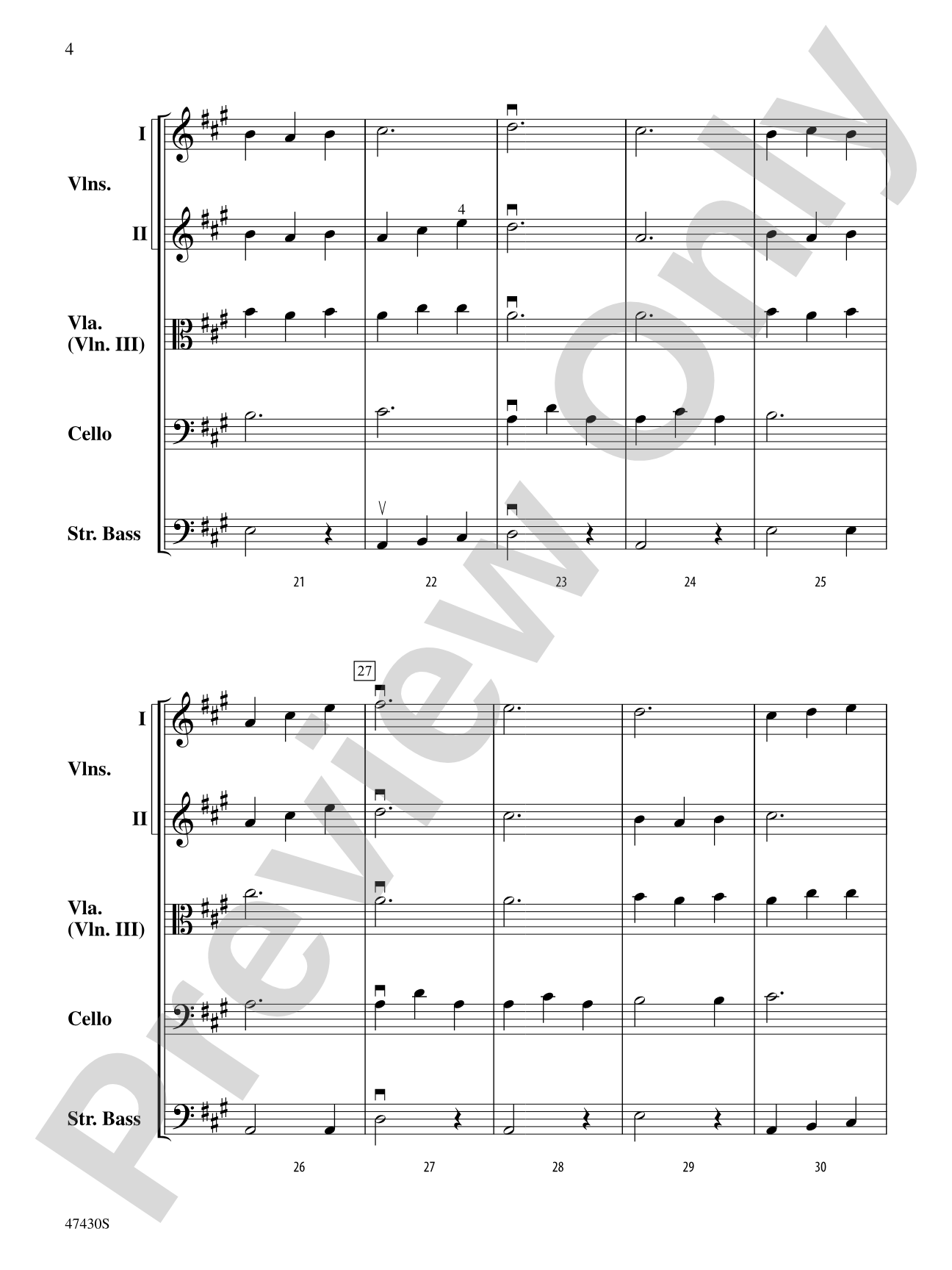Sky Suite: String Orchestra Conductor Score & Parts