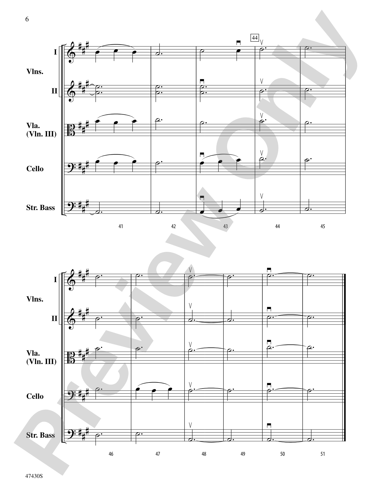 Sky Suite: String Orchestra Conductor Score & Parts