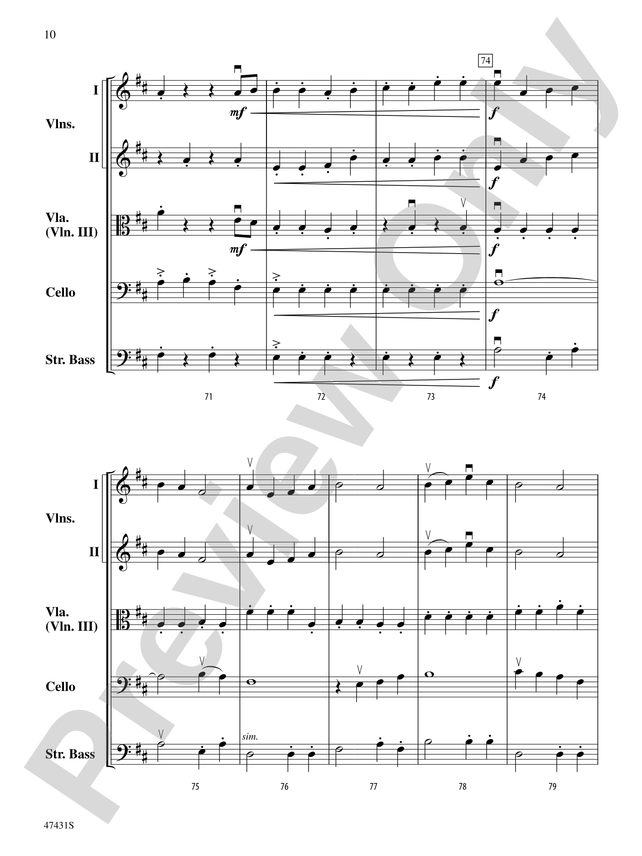 Sunchasers: String Orchestra Conductor Score & Parts