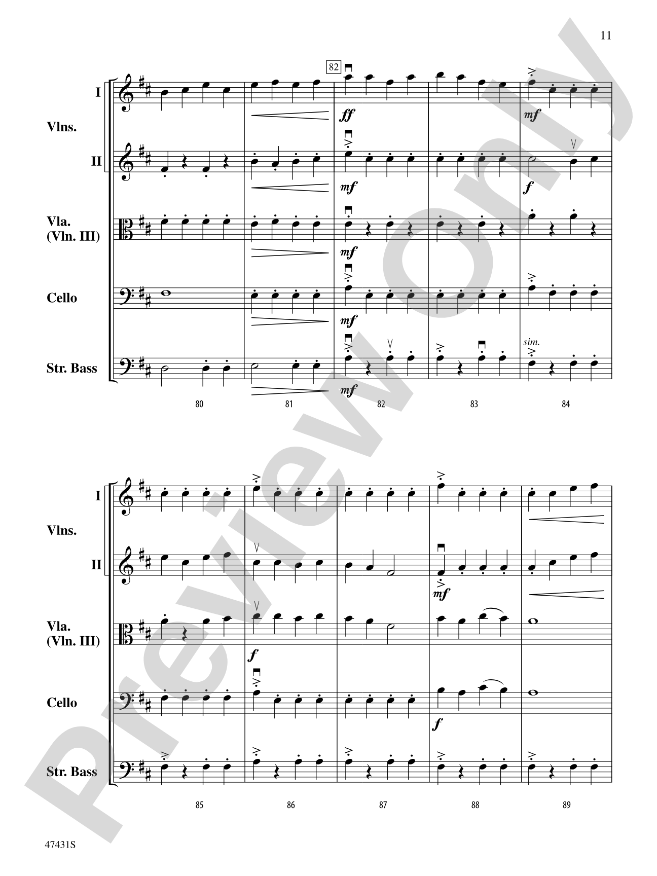 Sunchasers: String Orchestra Conductor Score & Parts