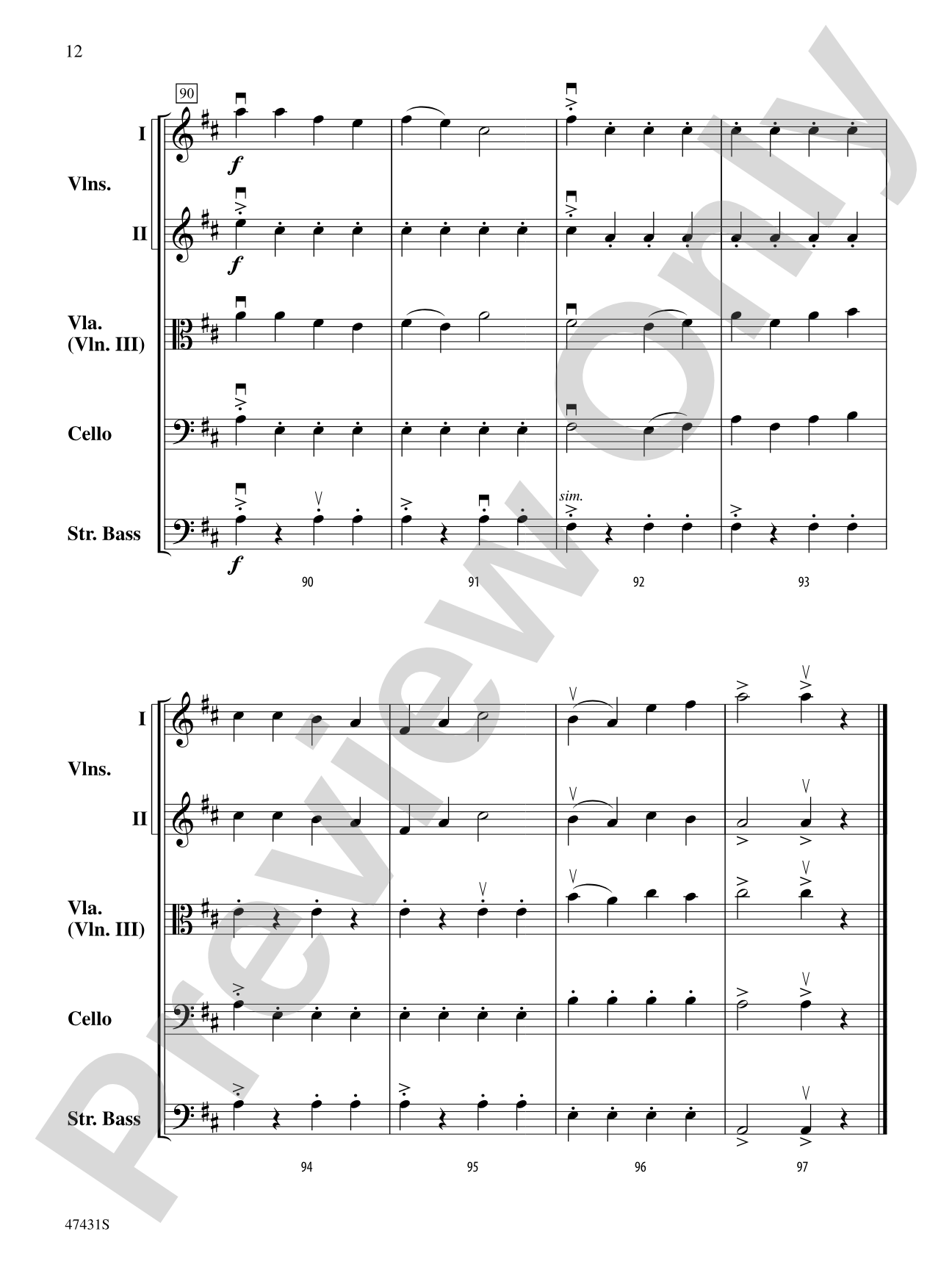 Sunchasers: String Orchestra Conductor Score & Parts