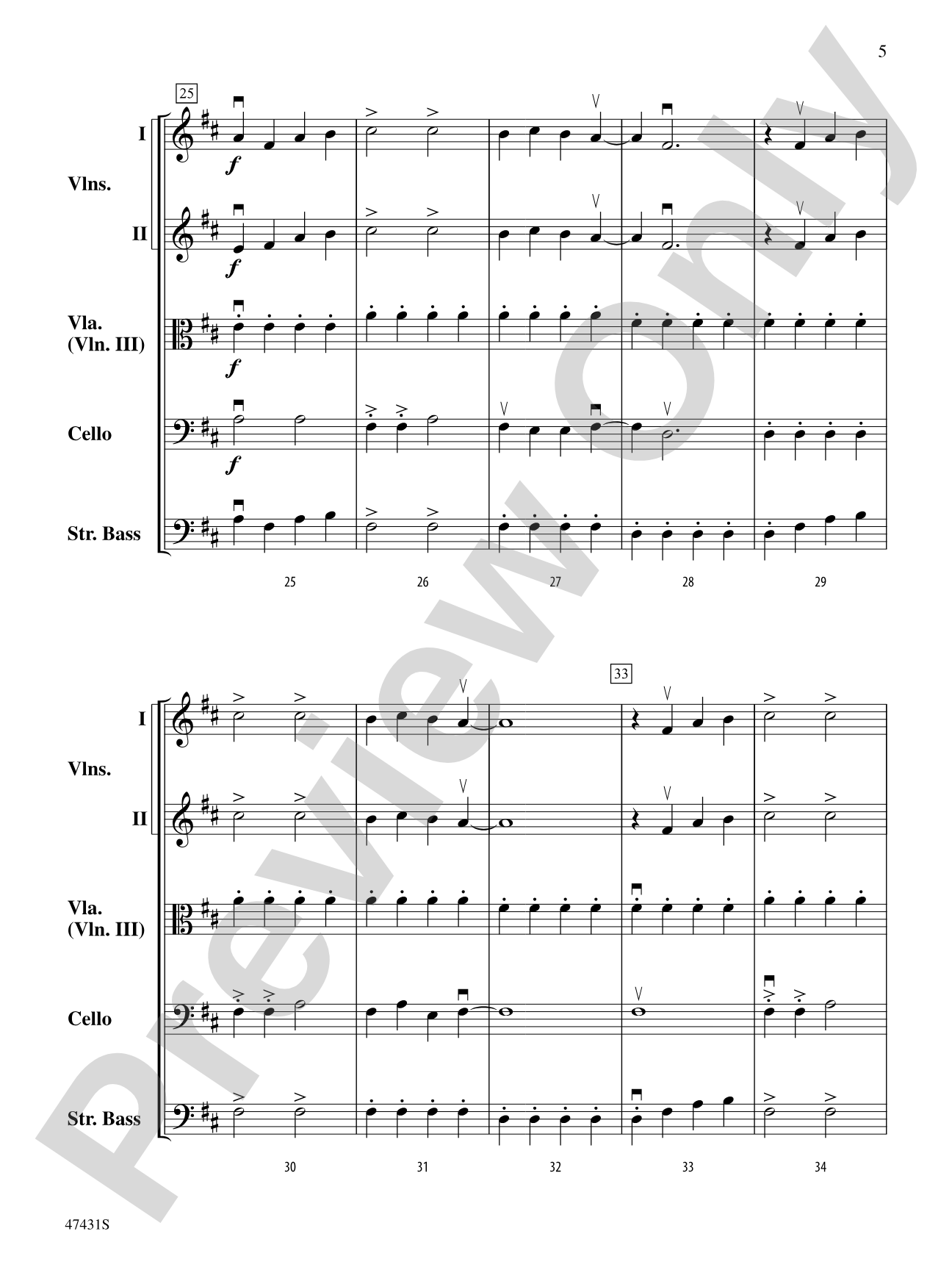 Sunchasers: String Orchestra Conductor Score & Parts