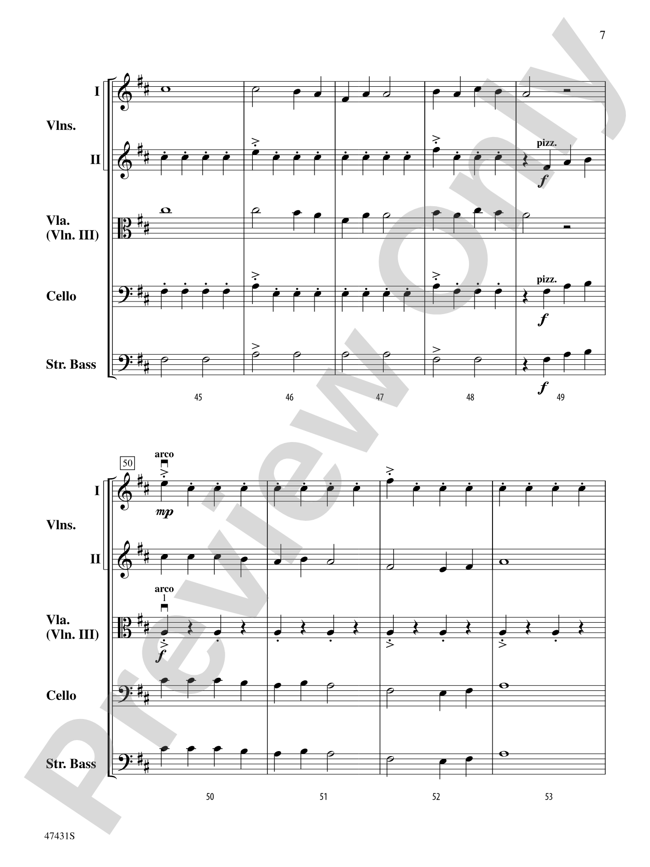 Sunchasers: String Orchestra Conductor Score & Parts