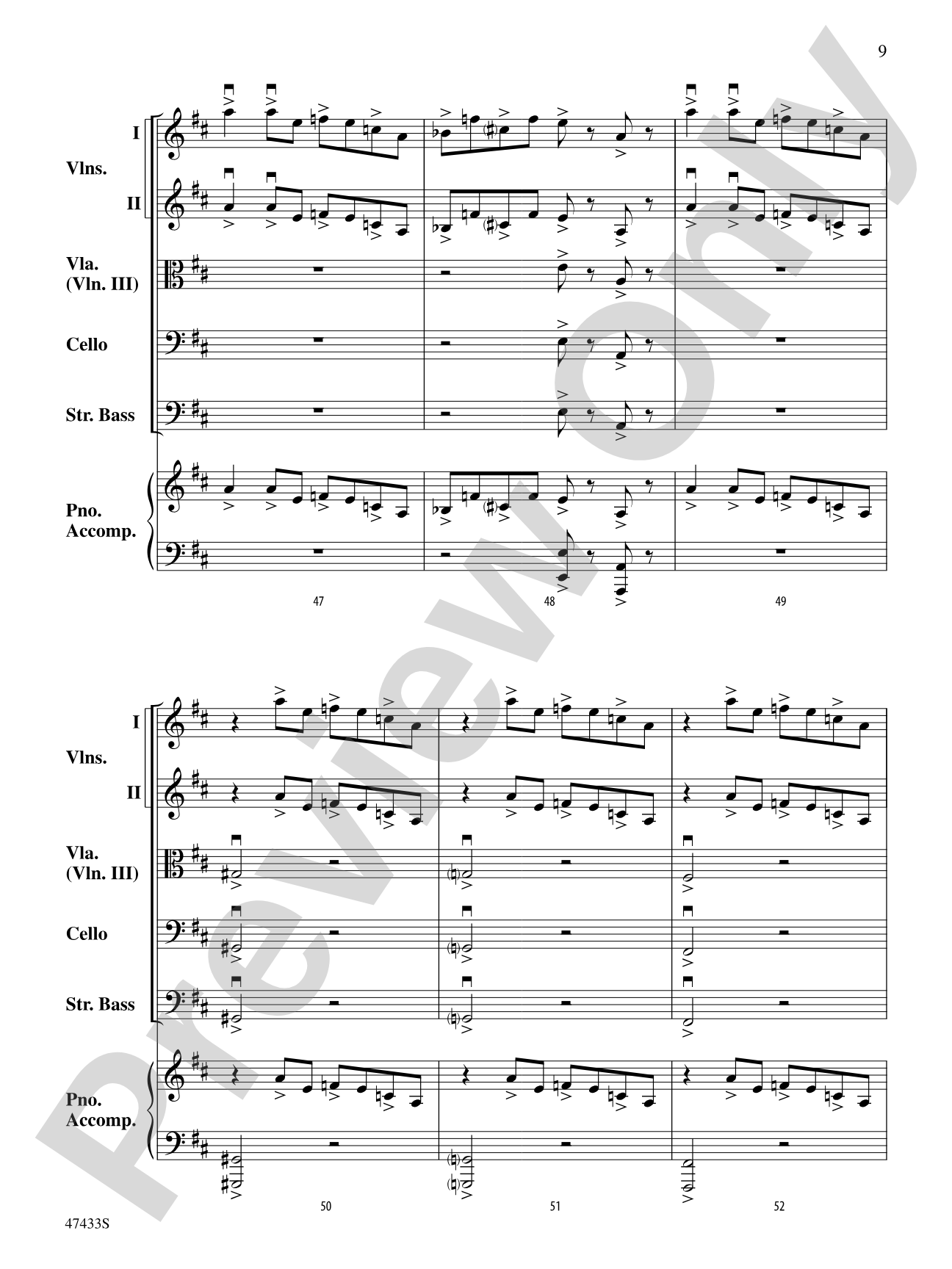 Themes from Pictures at an Exhibition: String Orchestra Conductor Score & Parts