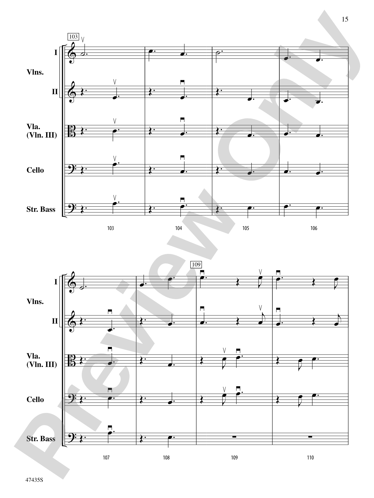 Christmas in the Mountains: String Orchestra Conductor Score & Parts