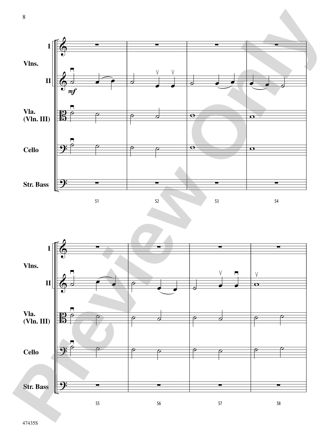 Christmas in the Mountains: String Orchestra Conductor Score & Parts
