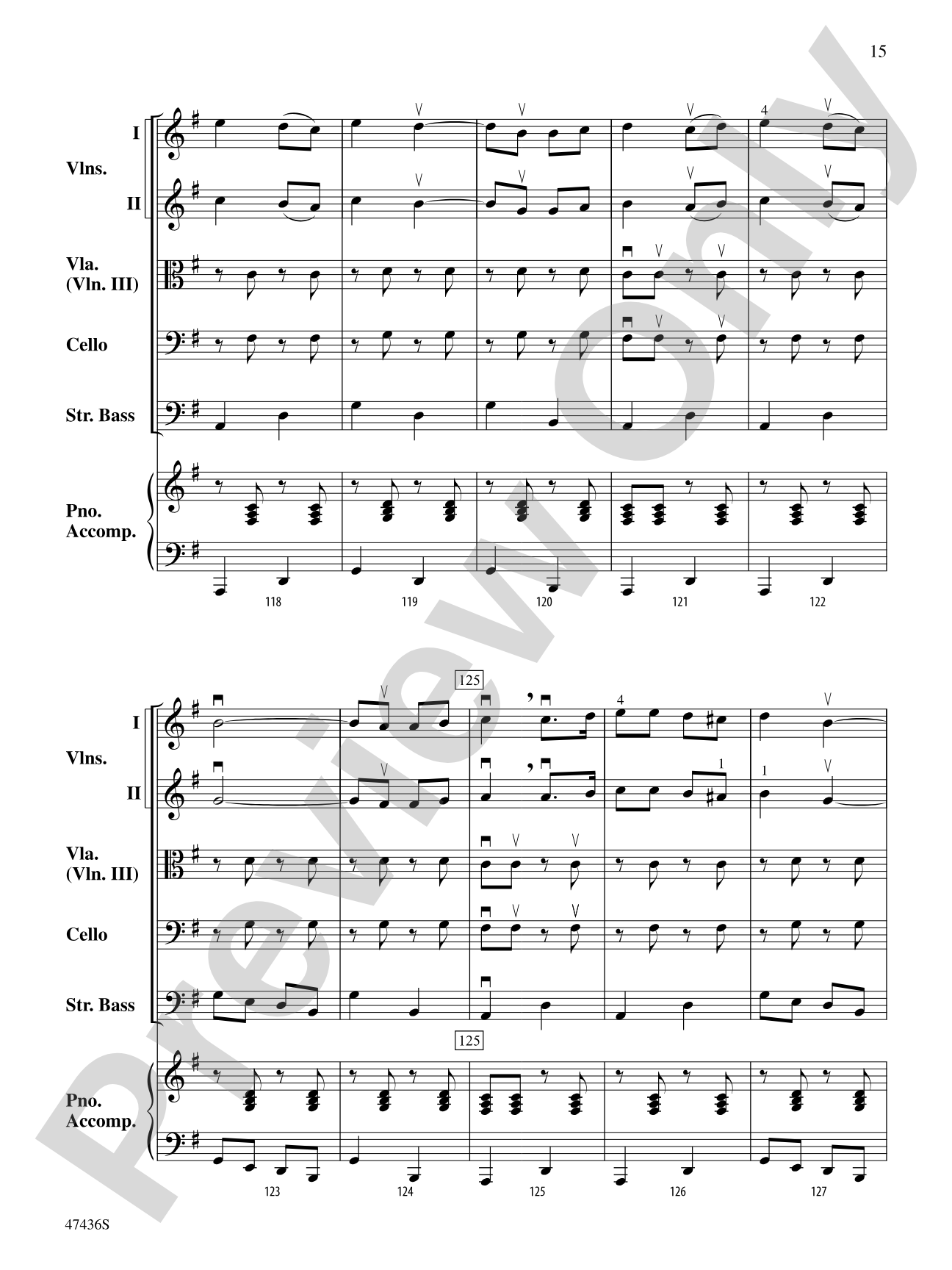 La Fiesta de Cuerdas: String Orchestra Conductor Score & Parts