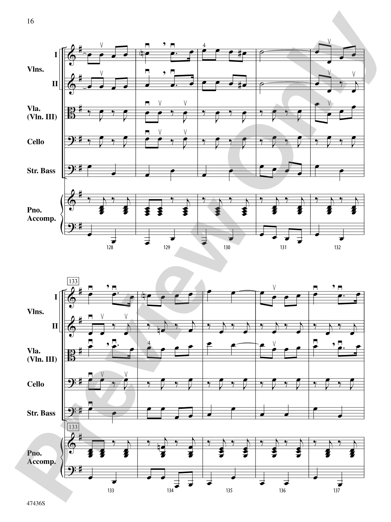 La Fiesta de Cuerdas: String Orchestra Conductor Score & Parts
