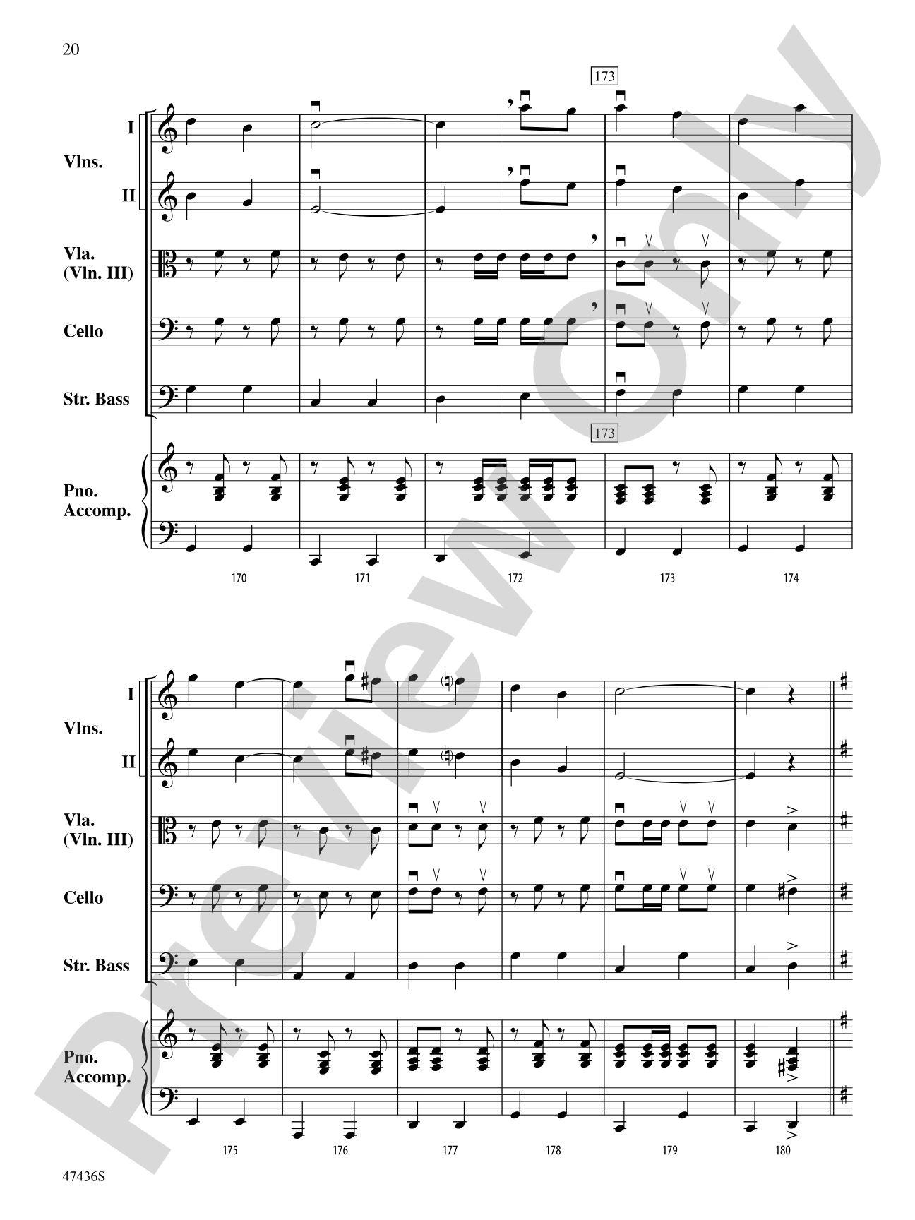 La Fiesta de Cuerdas: String Orchestra Conductor Score & Parts