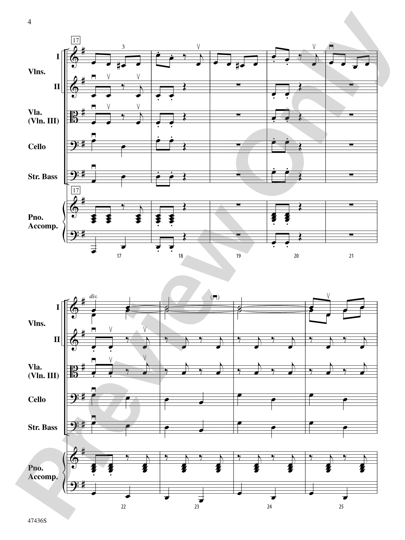 La Fiesta de Cuerdas: String Orchestra Conductor Score & Parts