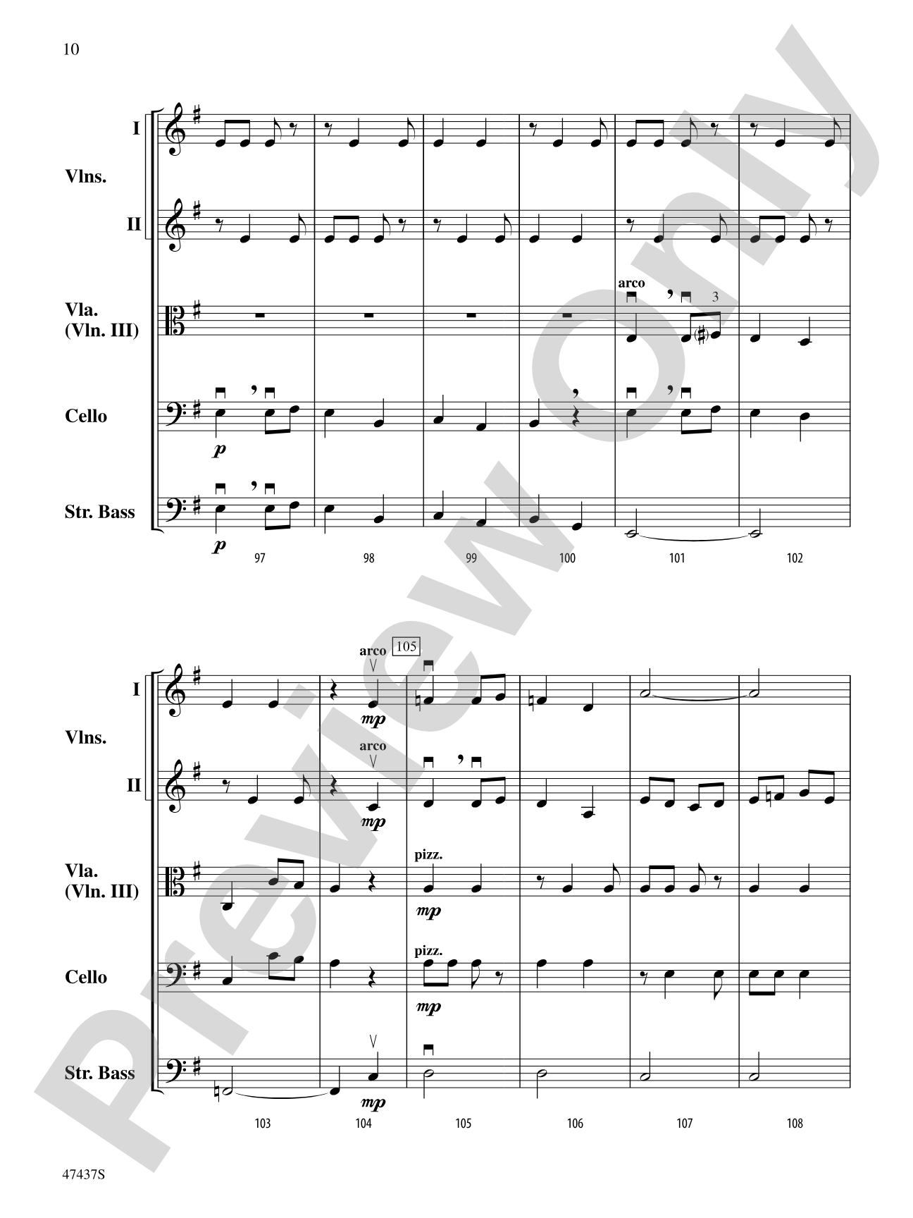 Dance of the Red Dragons: String Orchestra Conductor Score & Parts