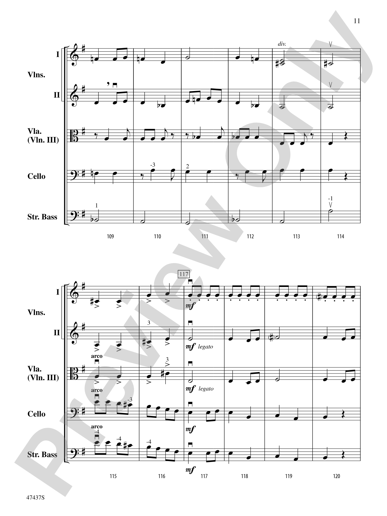 Dance of the Red Dragons: String Orchestra Conductor Score & Parts
