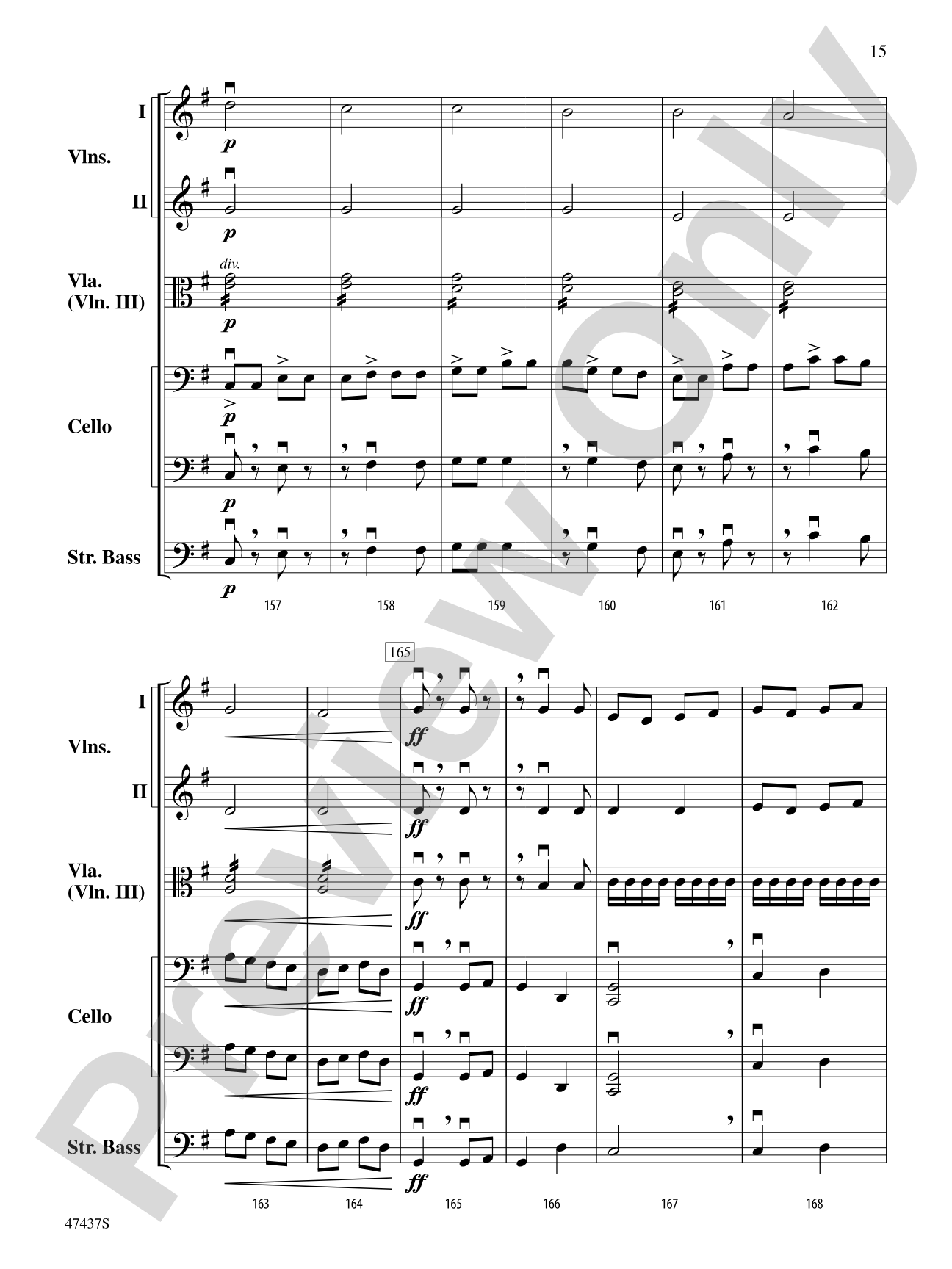 Dance of the Red Dragons: String Orchestra Conductor Score & Parts