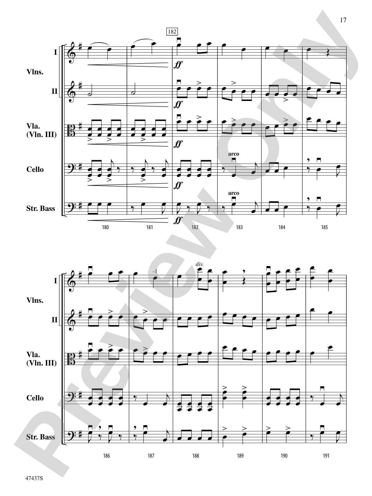 Dance of the Red Dragons: String Orchestra Conductor Score & Parts