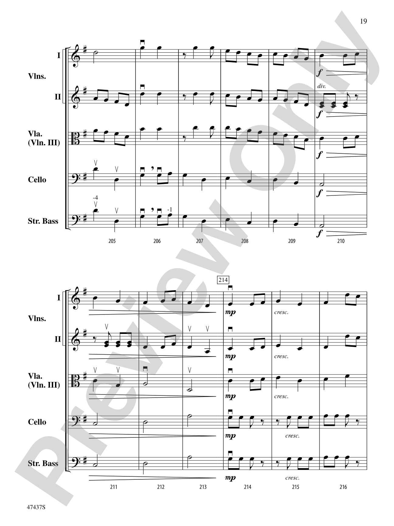 Dance of the Red Dragons: String Orchestra Conductor Score & Parts