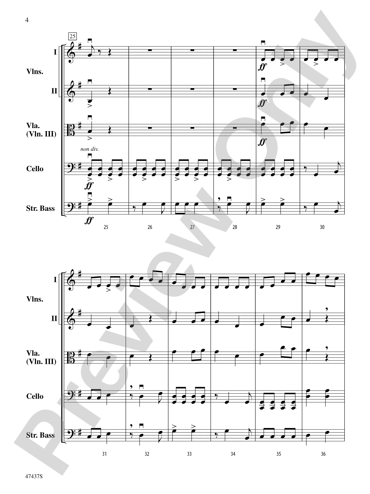 Dance of the Red Dragons: String Orchestra Conductor Score & Parts