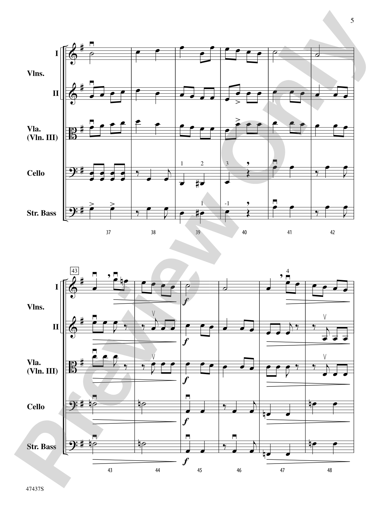 Dance of the Red Dragons: String Orchestra Conductor Score & Parts