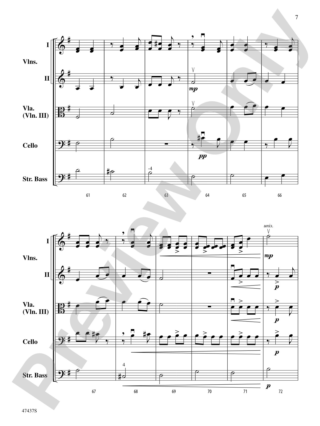 Dance of the Red Dragons: String Orchestra Conductor Score & Parts