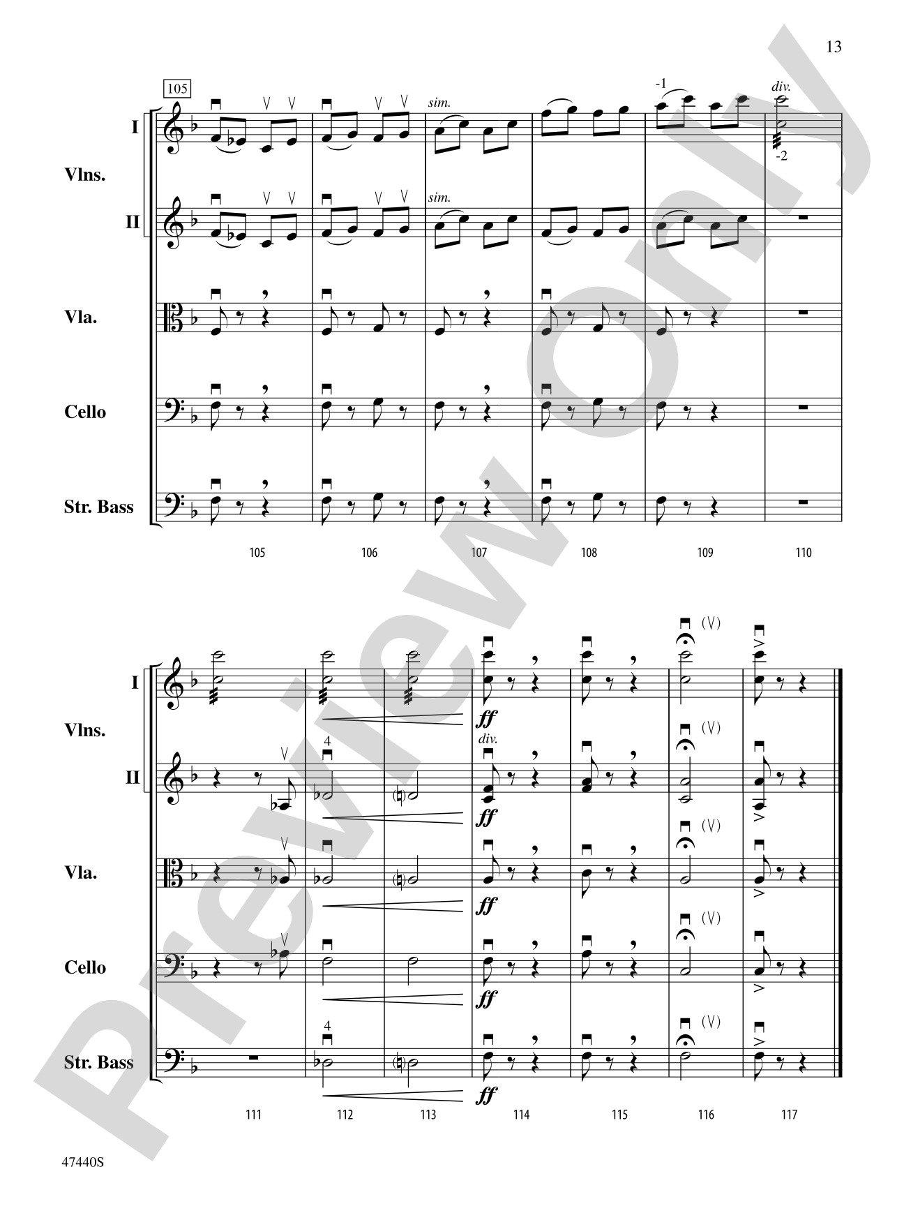 A Ralph Vaughan Williams Portrait: String Orchestra Conductor Score & Parts