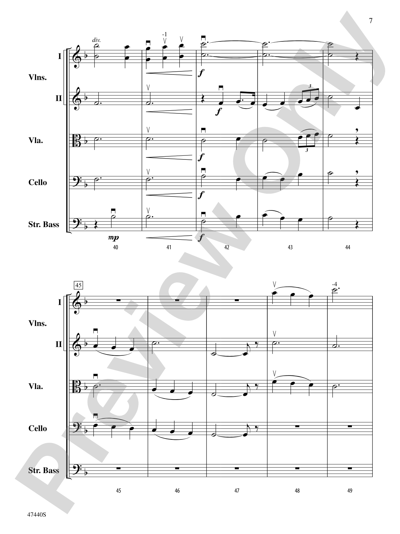 A Ralph Vaughan Williams Portrait: String Orchestra Conductor Score & Parts