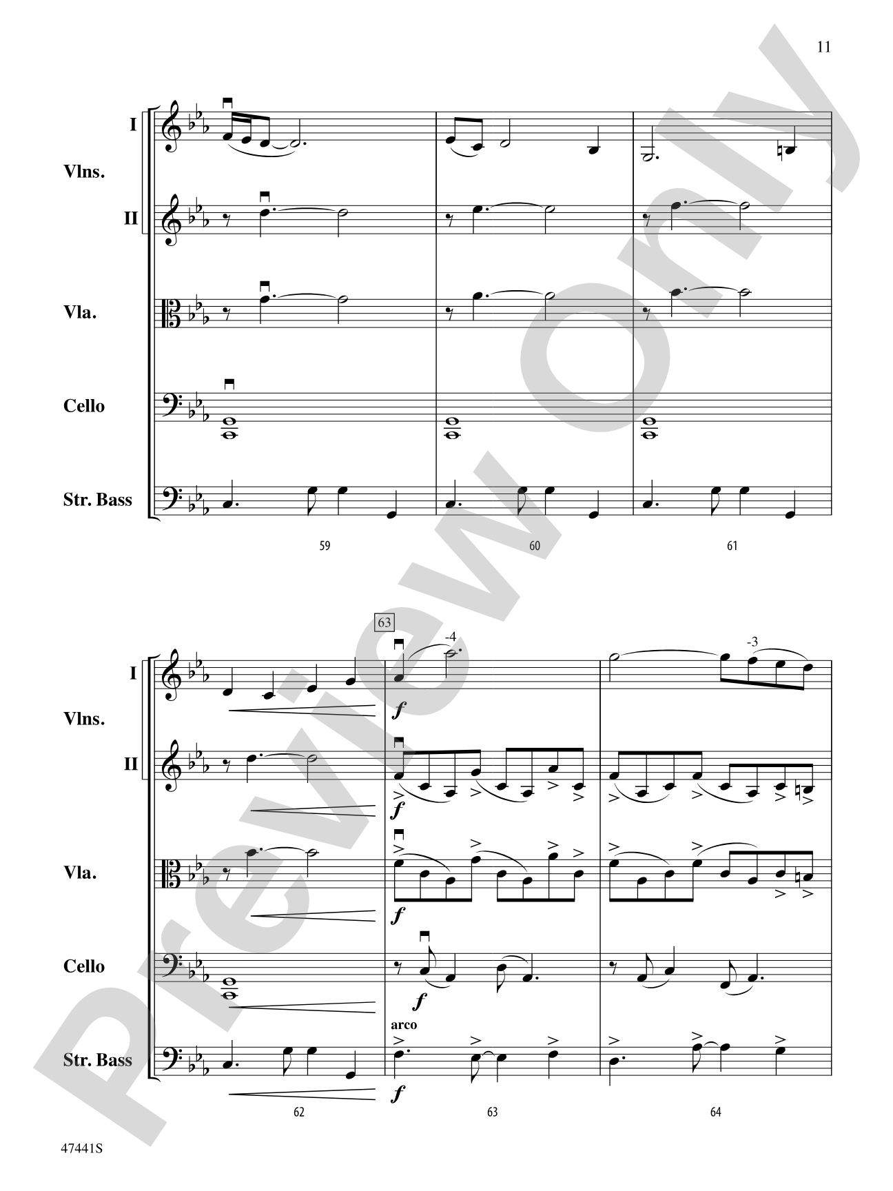 Milonga del Angel: String Orchestra Conductor Score & Parts