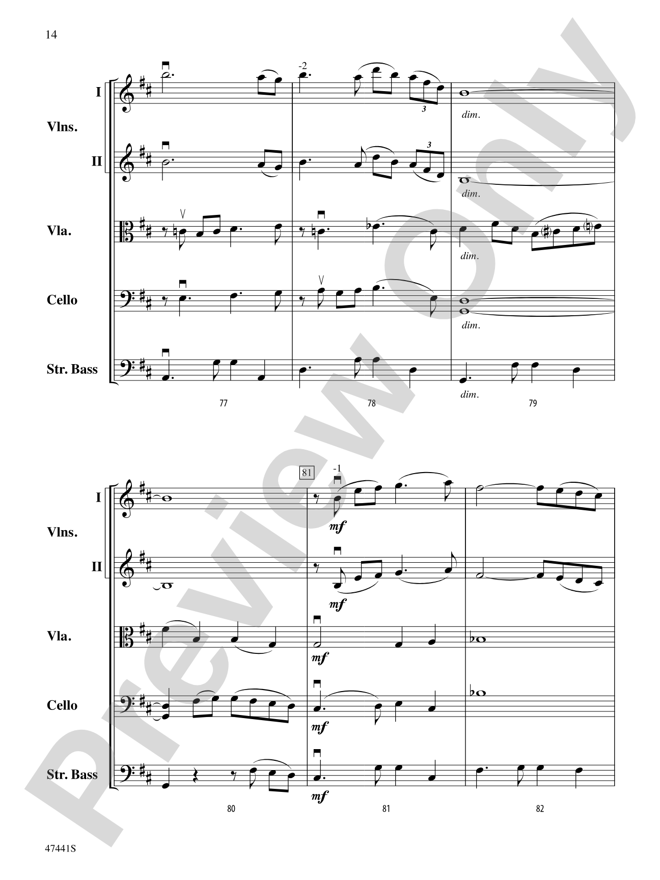 Milonga del Angel: String Orchestra Conductor Score & Parts