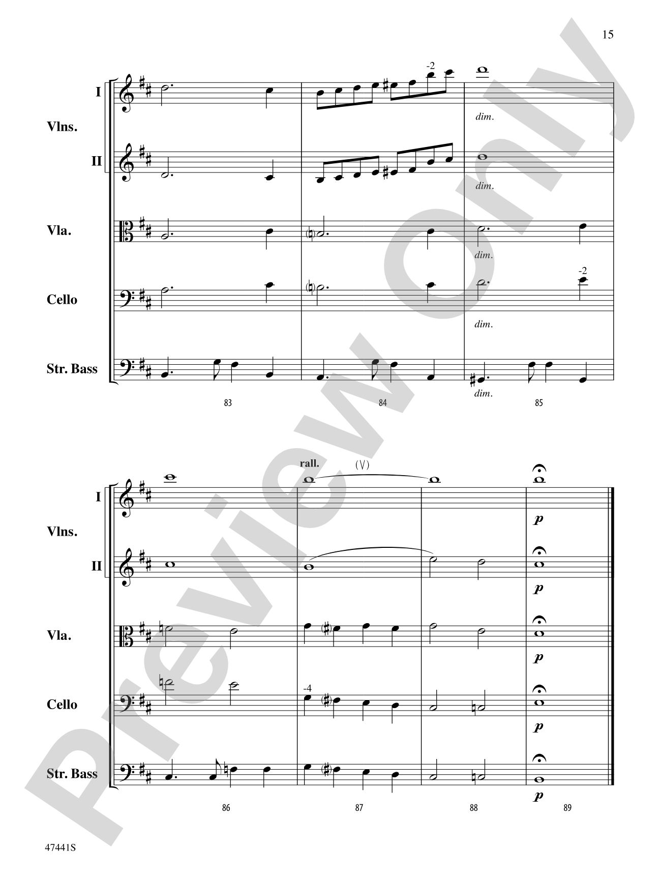 Milonga del Angel: String Orchestra Conductor Score & Parts
