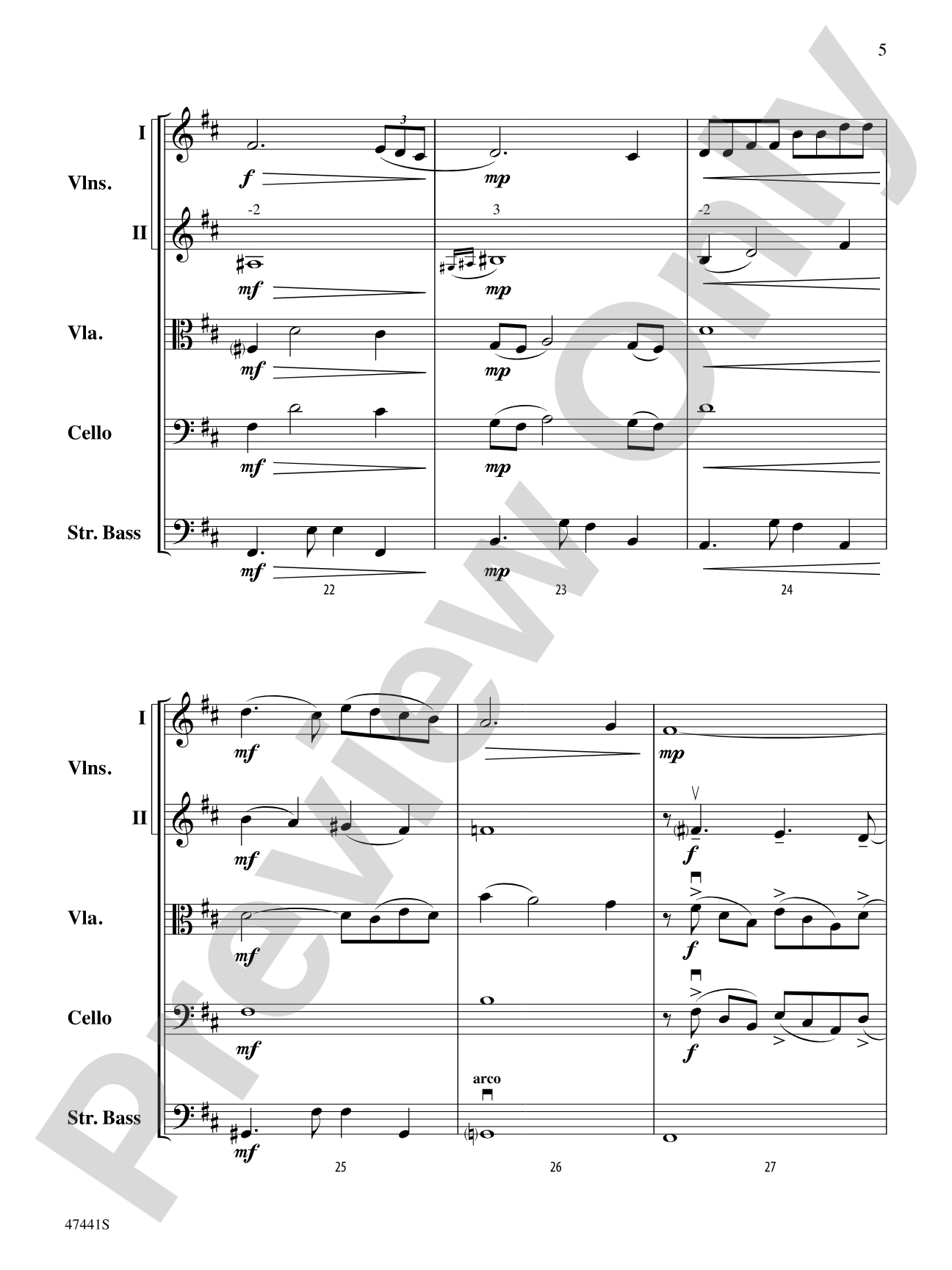 Milonga del Angel: String Orchestra Conductor Score & Parts