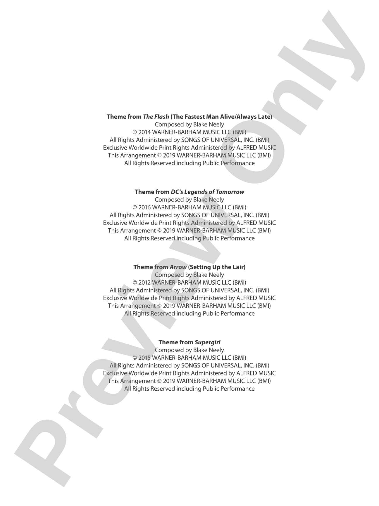 DC Comics Superheroes: String Orchestra Conductor Score & Parts