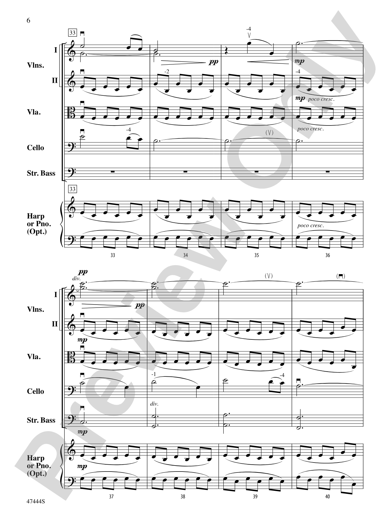 Love Theme: String Orchestra Conductor Score & Parts