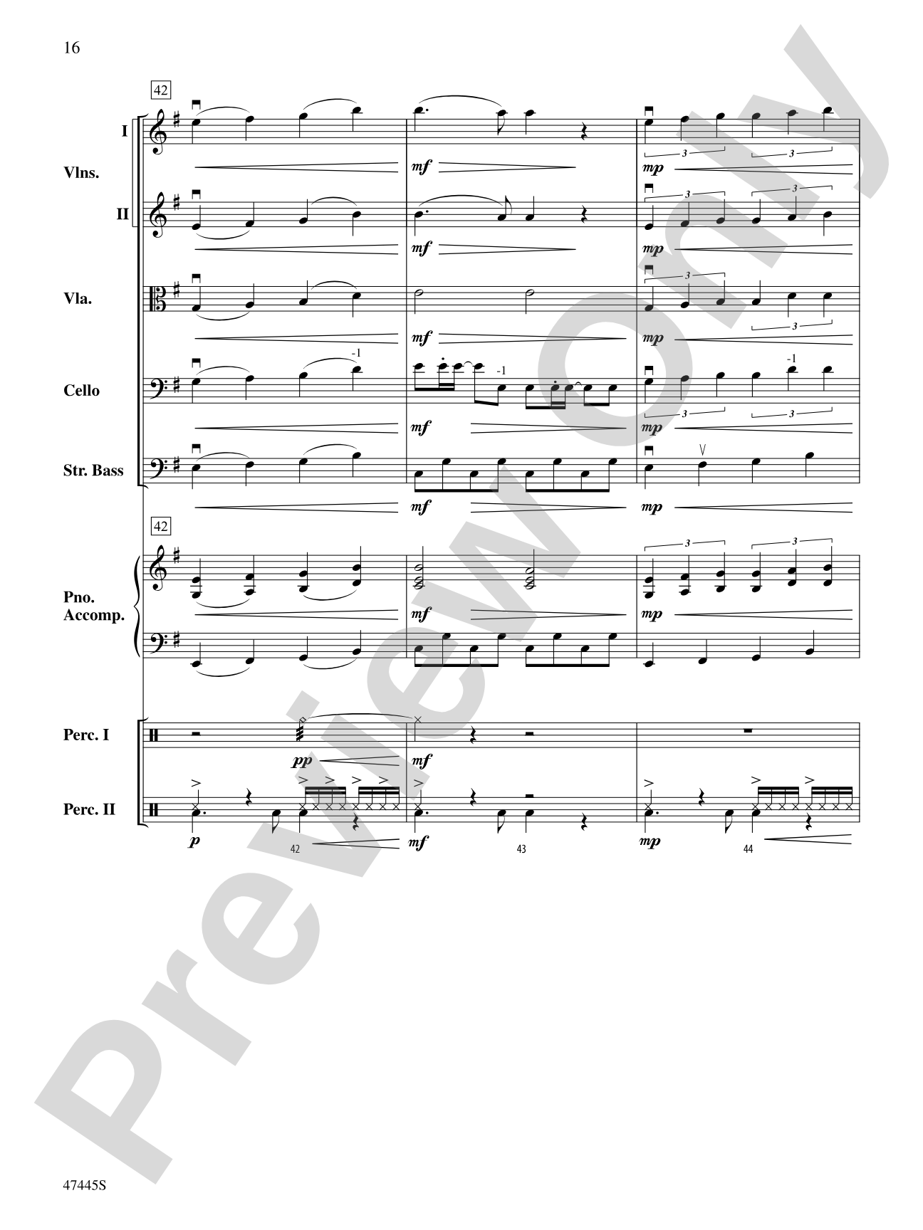 Smallfoot: String Orchestra Conductor Score & Parts