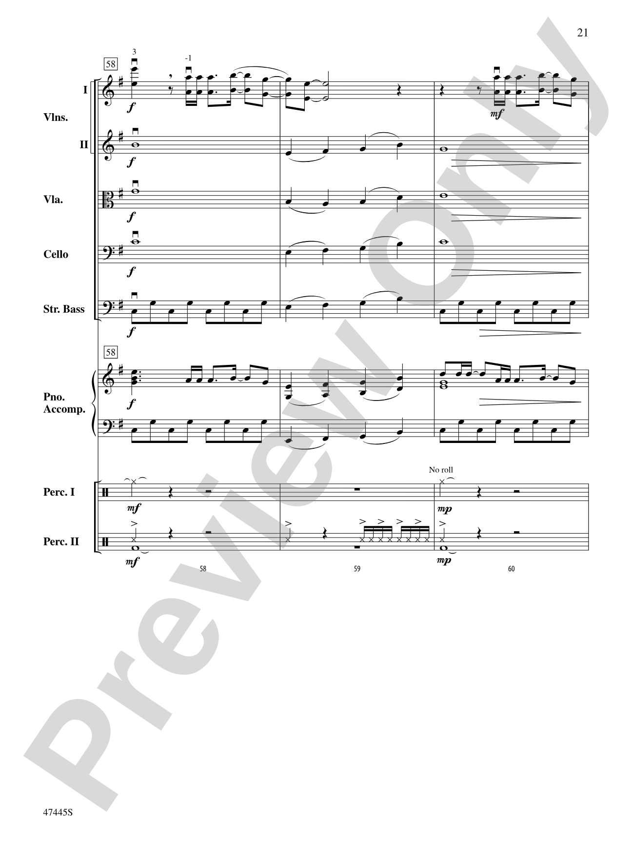 Smallfoot: String Orchestra Conductor Score & Parts
