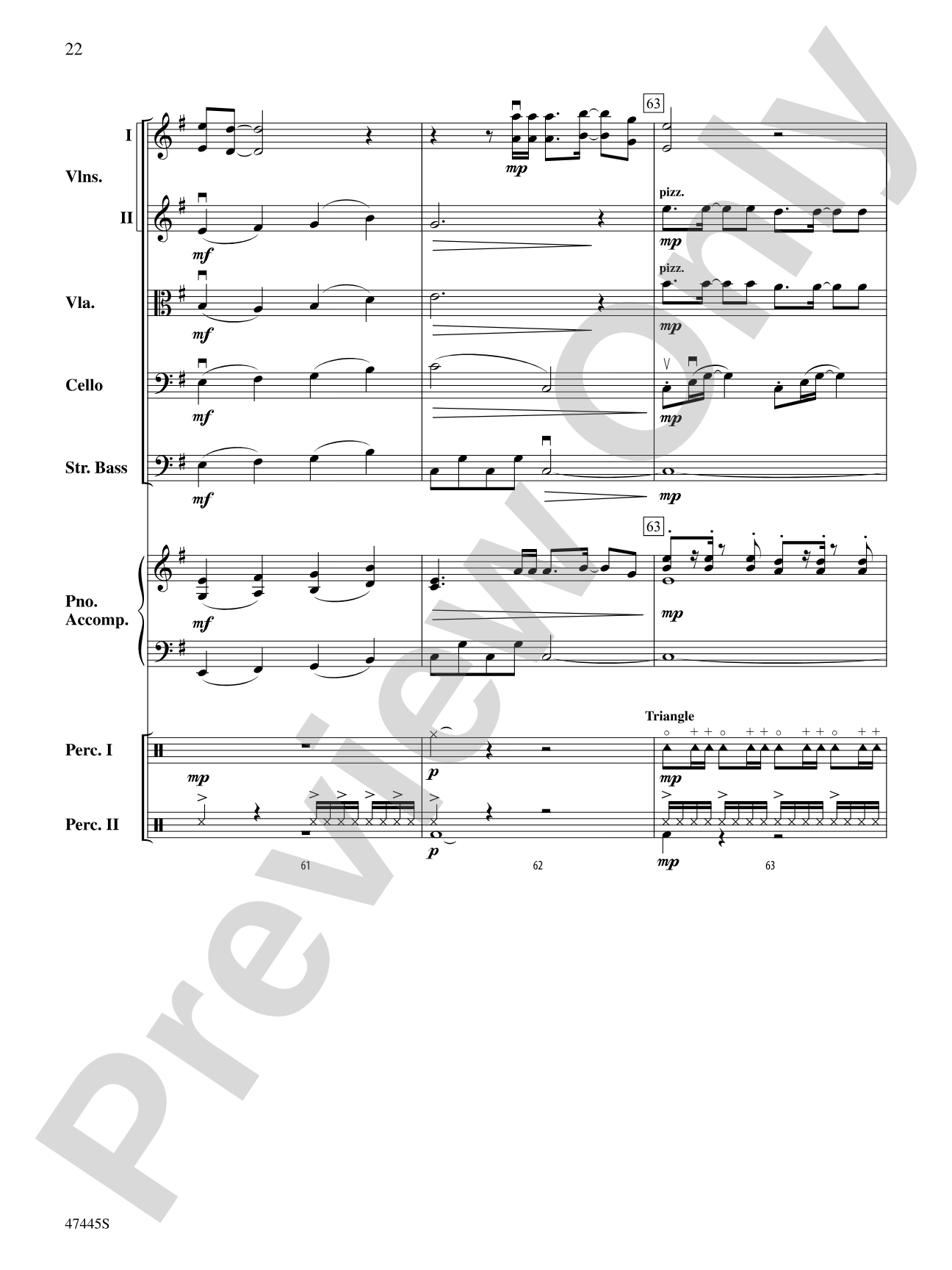 Smallfoot: String Orchestra Conductor Score & Parts