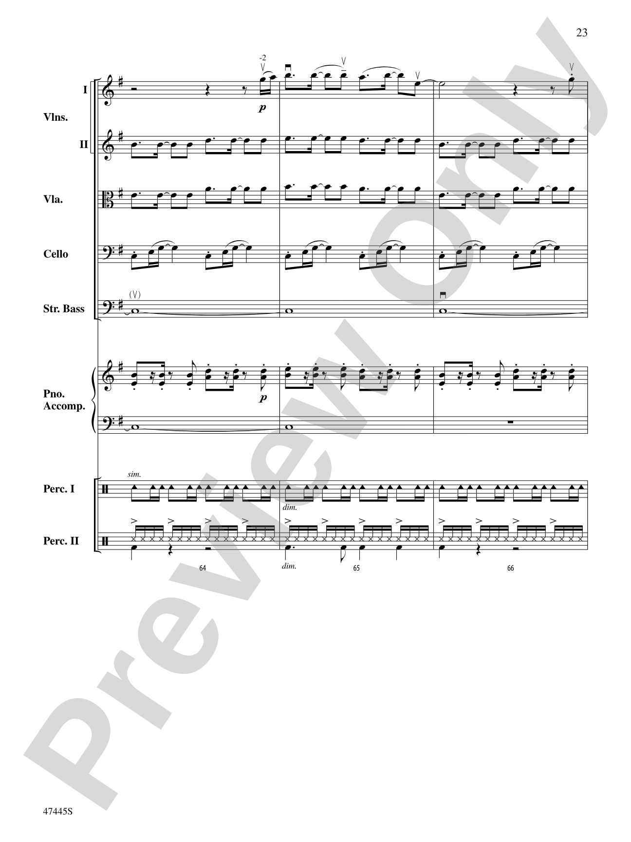Smallfoot: String Orchestra Conductor Score & Parts