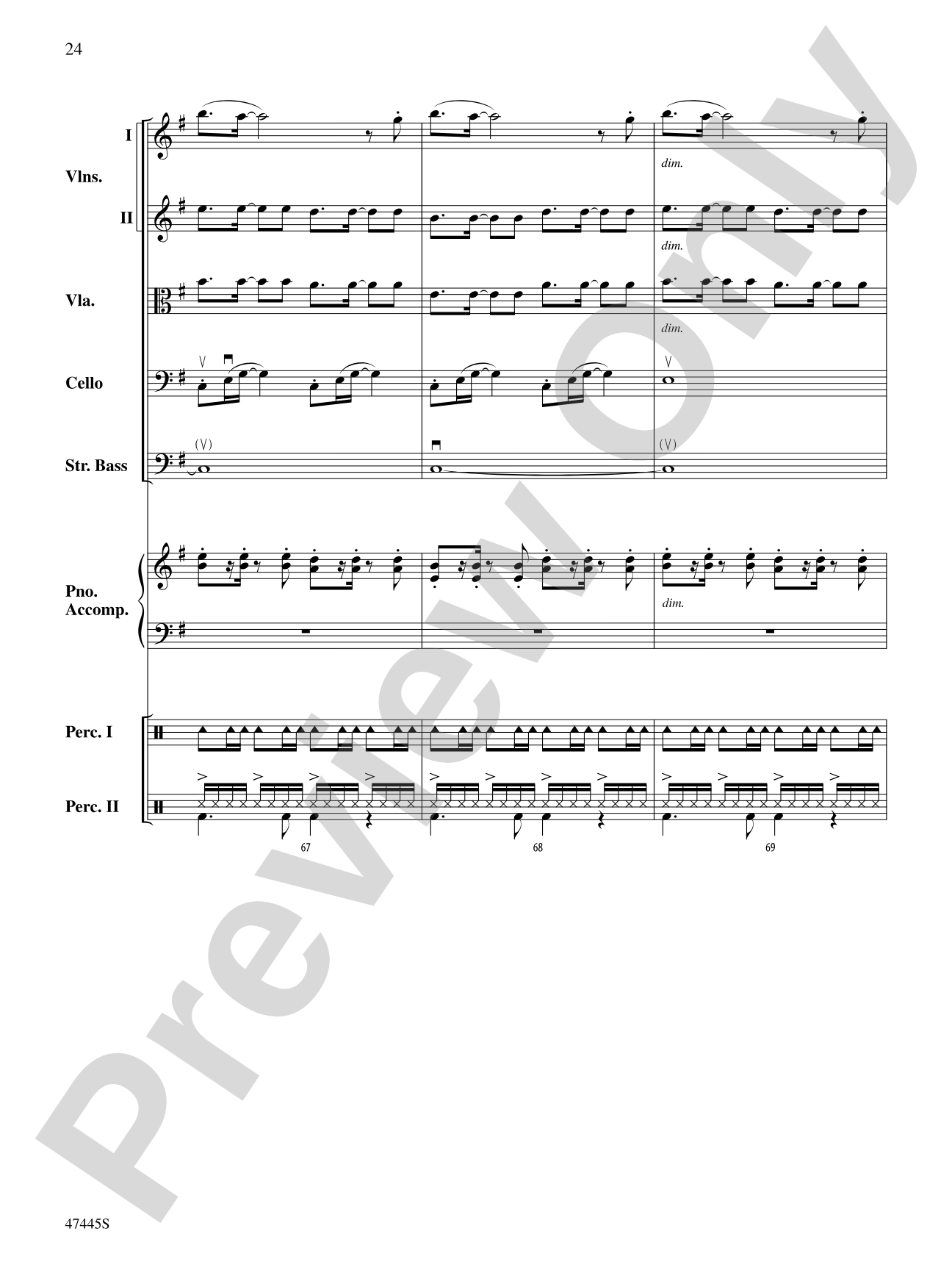 Smallfoot: String Orchestra Conductor Score & Parts