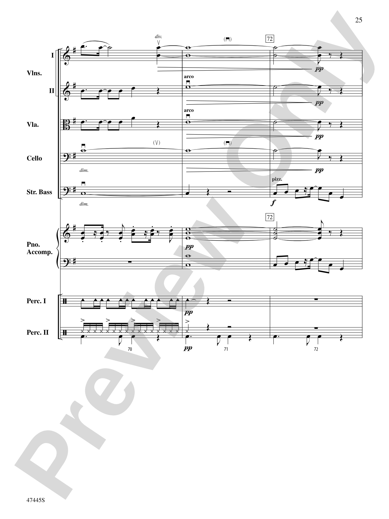 Smallfoot: String Orchestra Conductor Score & Parts