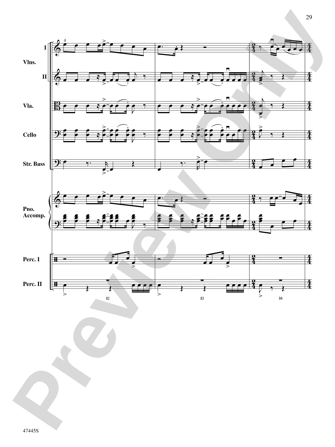 Smallfoot: String Orchestra Conductor Score & Parts