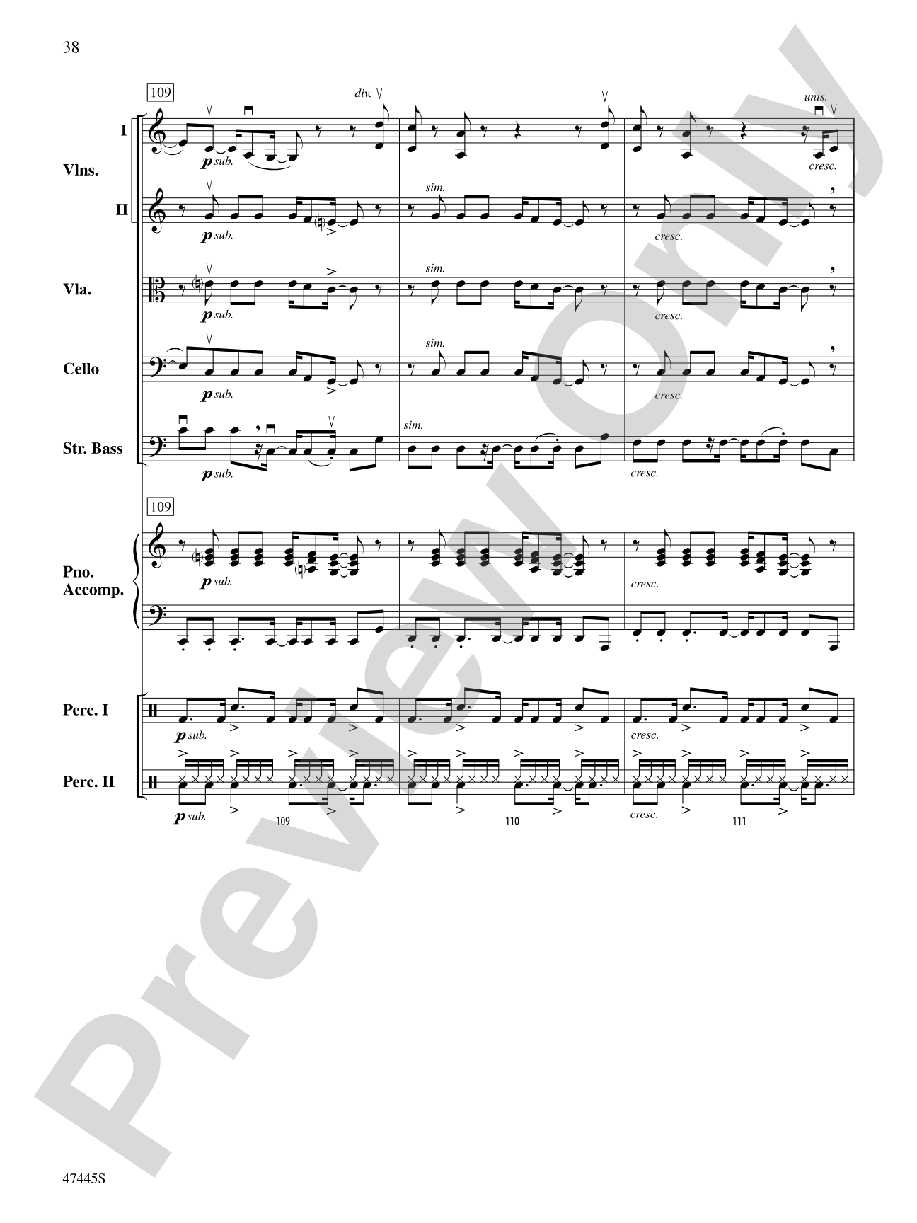 Smallfoot: String Orchestra Conductor Score & Parts