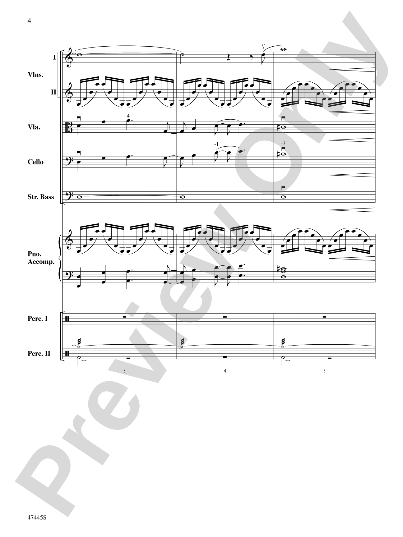 Smallfoot: String Orchestra Conductor Score & Parts