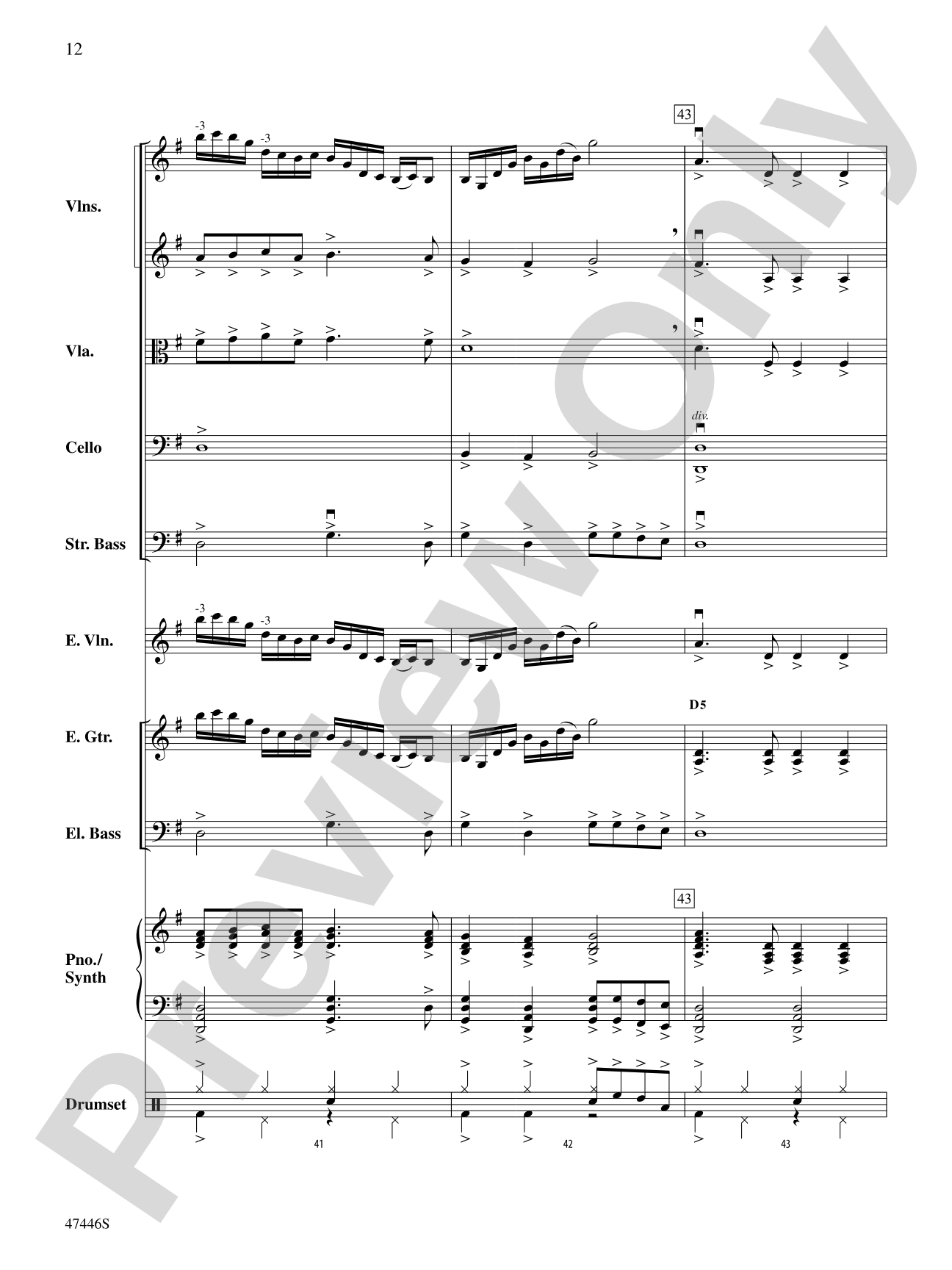 Boughs of Holly: String Orchestra Conductor Score & Parts