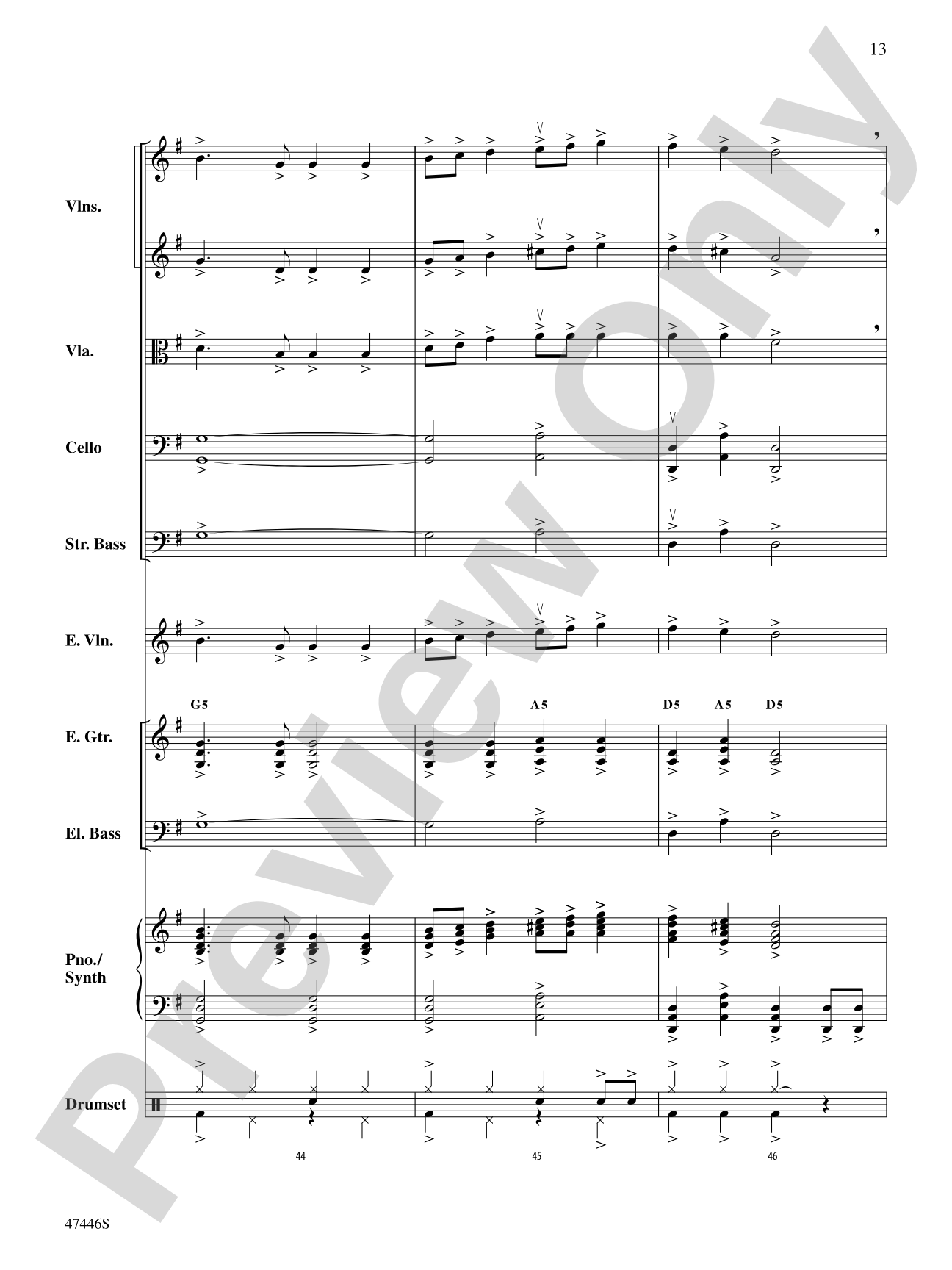 Boughs of Holly: String Orchestra Conductor Score & Parts