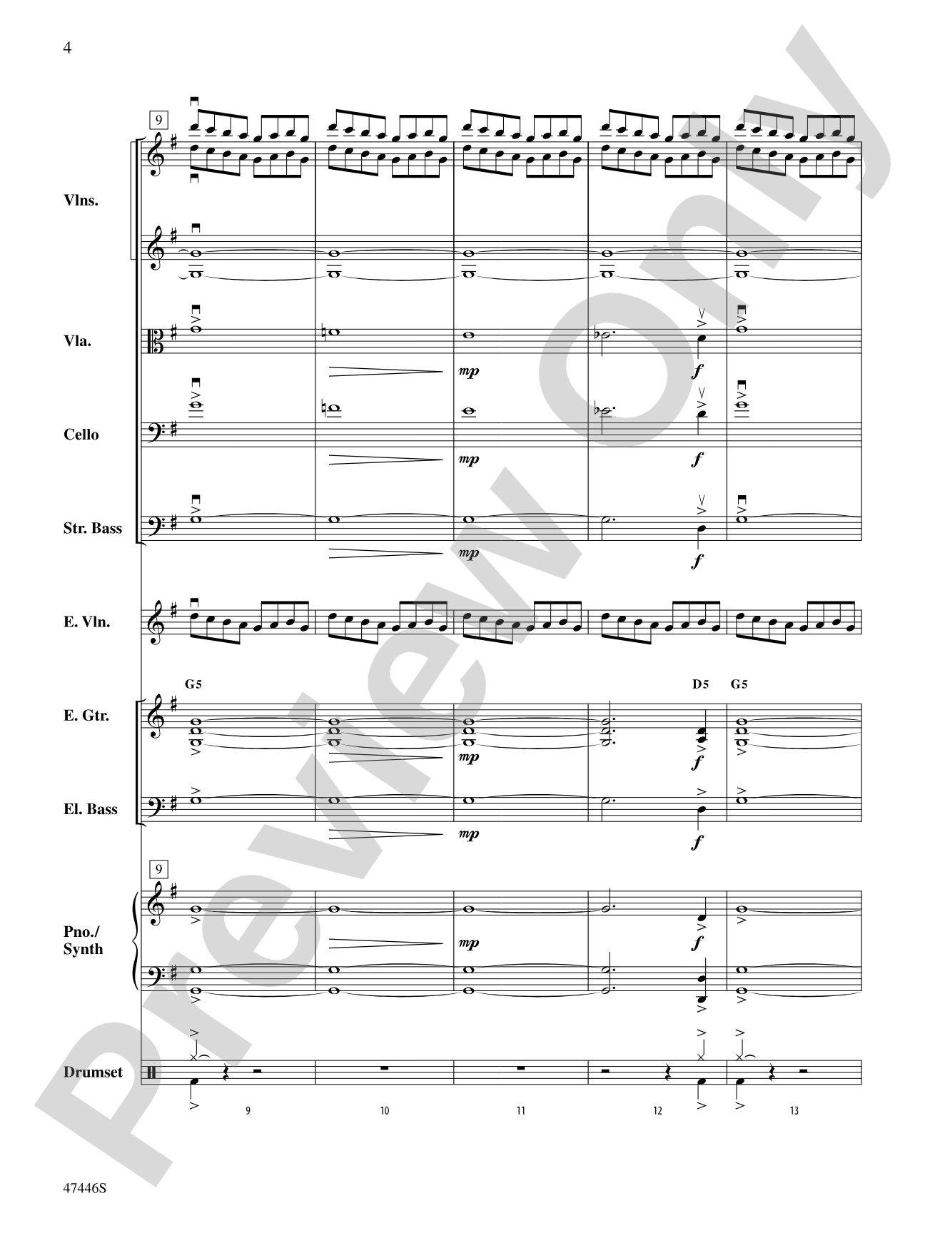 Boughs of Holly: String Orchestra Conductor Score & Parts