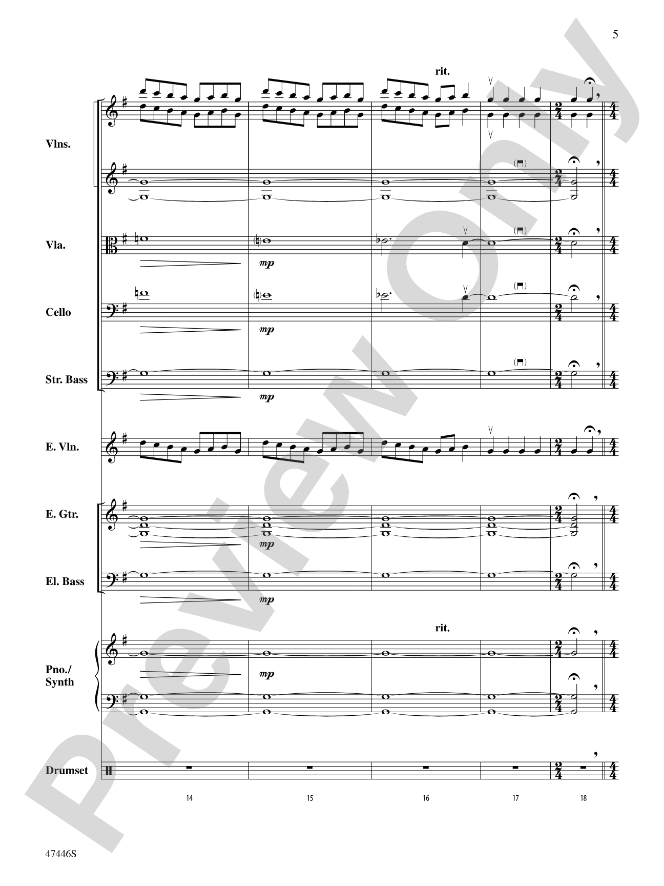 Boughs of Holly: String Orchestra Conductor Score & Parts